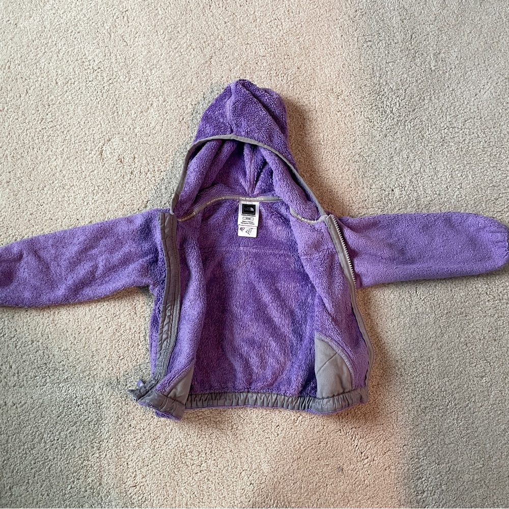North Face Polar Fleece Jacket - Size 2T - Picture 2 of 5